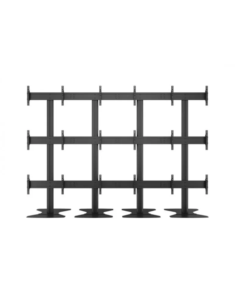MULTIBRACKETS 7253 Support sol Multibrackets Public Video Wall Stand - 9 écrans 65-75" VESA Max 800x400