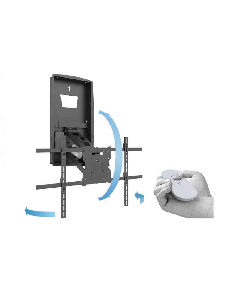 MULTIBRACKETS 5926 Support mural motorisé Multibrackets Motorized Recessed Pull Down Full Motion Flexarm - screen 32 -86  VESA