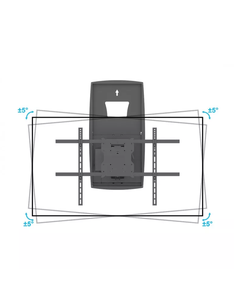 MULTIBRACKETS 5926 Support mural motorisé Multibrackets Motorized Recessed Pull Down Full Motion Flexarm - écran 32"-86" VESA M
