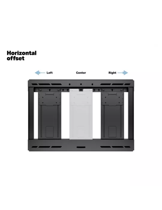 MULTIBRACKETS 2857 FlexArm Pro Single HD Offset Multibrackets Wandhalterung für 40 -75  Bildschirme - Gewicht 50kg Vesa 600x40