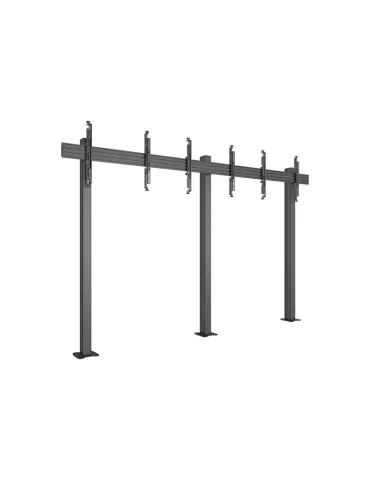 MULTIBRACKETS 3427 Support sol a fixer pour mur vidéo Multibrackets Floormount Column Pro 3x1 MBFM3x1U 180 - 3 écrans 32-65" VE