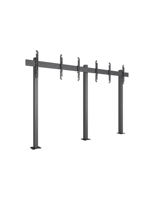 MULTIBRACKETS 3427 Support sol a fixer pour mur vidéo Multibrackets Floormount Column Pro 3x1 MBFM3x1U 180 - 3 écrans 32-65" VE