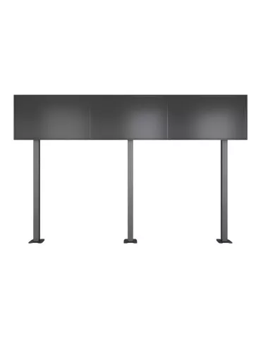 MULTIBRACKETS 3427 Support sol a fixer pour mur vidéo Multibrackets Floormount Column Pro 3x1 MBFM3x1U 180 - 3 écrans 32-65" VE 2