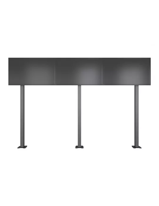 MULTIBRACKETS 3427 Bodenhalterung für Videowand Multibrackets Floormount Column Pro 3x1 MBFM3x1U 180 - 3 Bildschirme 32-65  VE