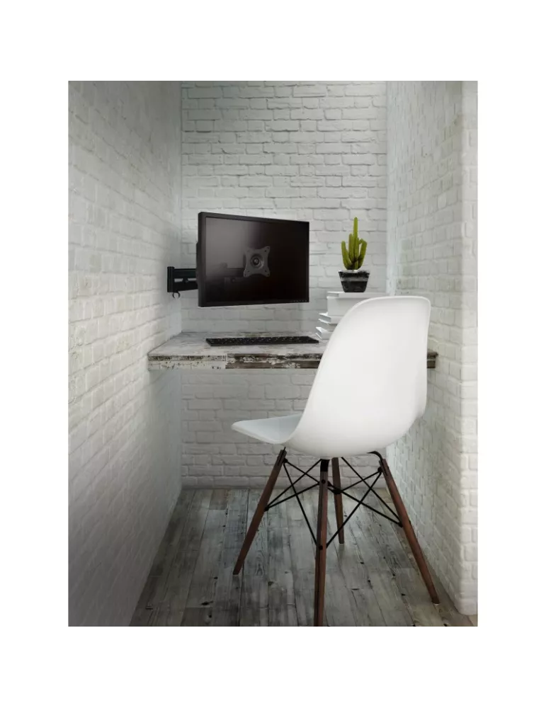 EDBAK GD18 Soporte de pared giratorio negro para monitores de 19  a 27 EDBAK EDBGD18 | MusicGoodDeal