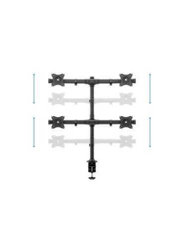 MULTIBRACKETS 3316 Rotating table stand Multibrackets Desktopmount Basic Quad - 15  - 27  screen VESA Max 100x100 MULTIBRACKET 2