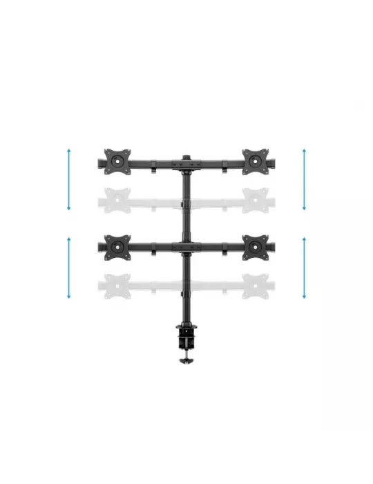 MULTIBRACKETS 3316 Rotating table stand Multibrackets Desktopmount Basic Quad - 15  - 27  screen VESA Max 100x100 MULTIBRACKET