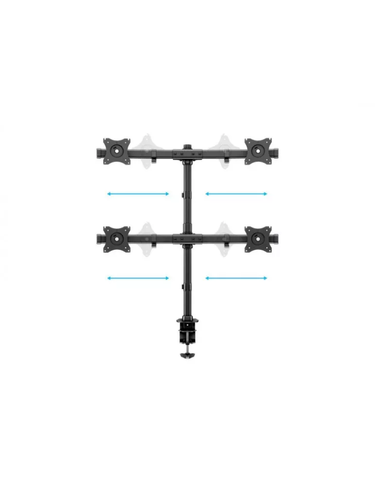 MULTIBRACKETS 3316 Rotating table stand Multibrackets Desktopmount Basic Quad - 15  - 27  screen VESA Max 100x100 MULTIBRACKET