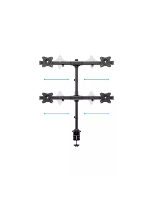 MULTIBRACKETS 3316 Rotating table stand Multibrackets Desktopmount Basic Quad - 15  - 27  screen VESA Max 100x100 MULTIBRACKET