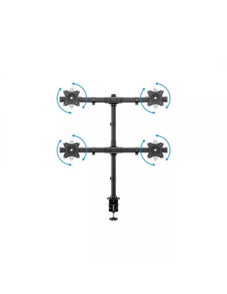 MULTIBRACKETS 3316 Rotating table stand Multibrackets Desktopmount Basic Quad - 15  - 27  screen VESA Max 100x100 MULTIBRACKET