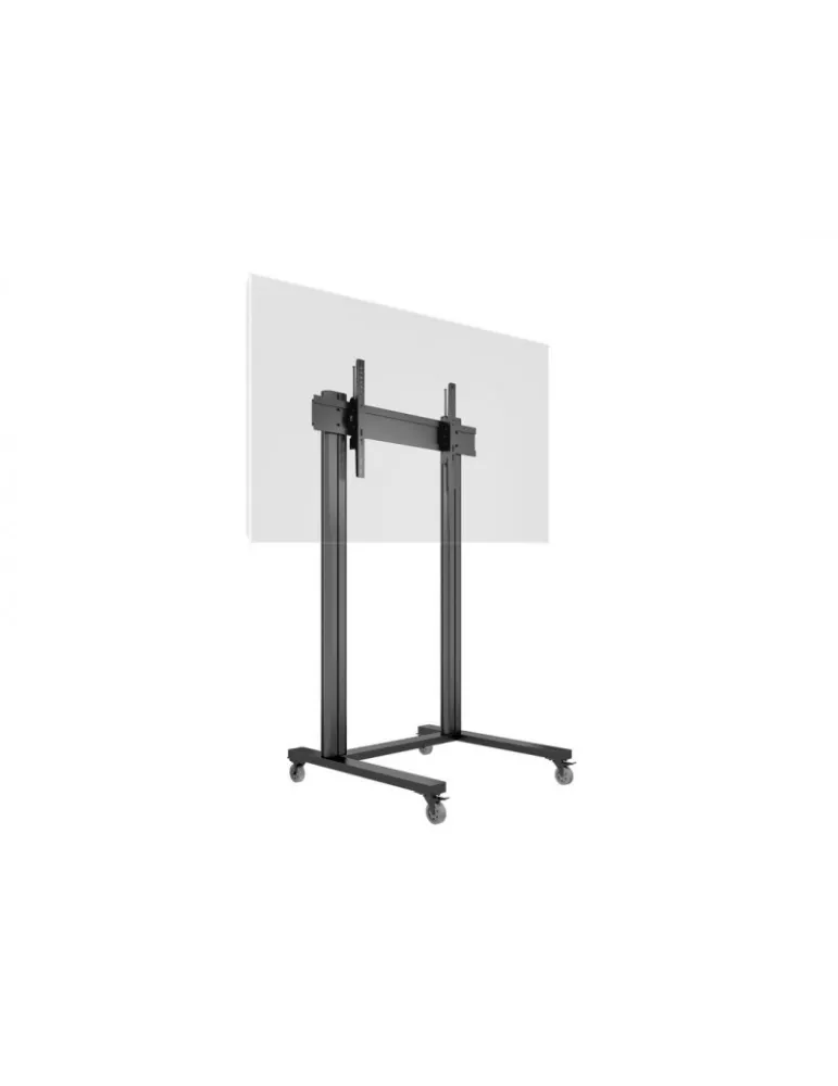 MULTIBRACKETS 2753 Support mobile Multibrackets Public Display Stand 210 Dual Pillar Wheelbase Black - écran 70"-110" VESA Max 