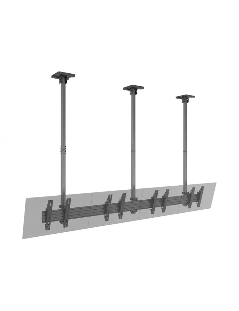 MULTIBRACKETS 6053 Support plafond Multibrackets Ceiling Mount Pro MBC4X1U - 4 screens 32 -50  VESA Max 300x300 MULTIBRACKETS