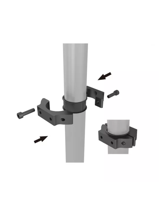 MULTIBRACKETS 6053 Support plafond Multibrackets Ceiling Mount Pro MBC4X1U - 4 écrans 32"-50" VESA Max 300x300