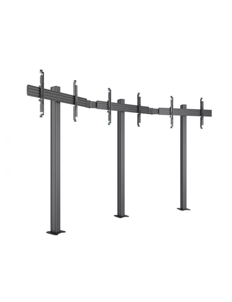 MULTIBRACKETS 4622 Floor mount for video wall Multibrackets Video Wall Floormount MBFMC3x1U-3 screens 32-65  VESA Max 600x400