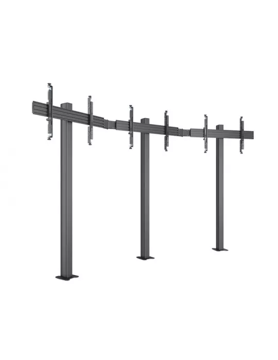 MULTIBRACKETS 4622 Floor mount for video wall Multibrackets Video Wall Floormount MBFMC3x1U-3 screens 32-65  VESA Max 600x400