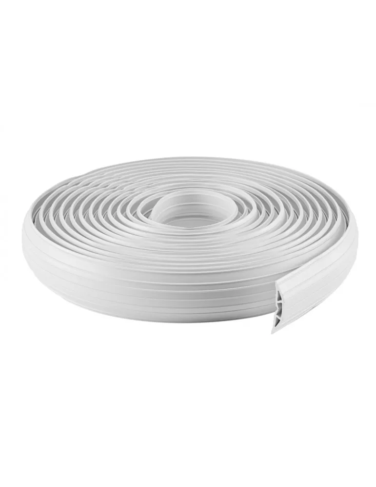 MULTIBRACKETS 6145 Cache-câble sol Multibrackets Floor Cable Cover PVC Blanc - 10m
