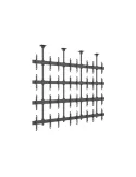 MULTIBRACKETS 7864 Soporte de techo ajustable Multibrackets MBC4X4U Soporte de techo Pro - 16 pantallas 32 -65  VESA Max 600x4