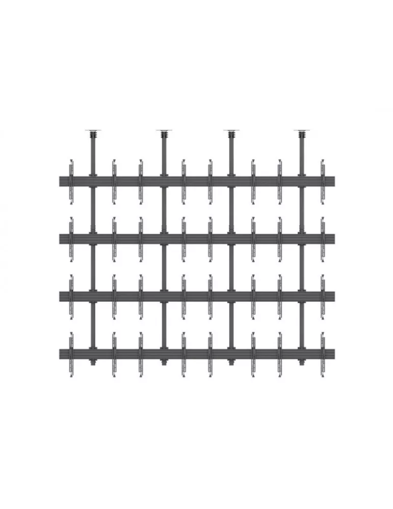 MULTIBRACKETS 7864 Support plafond réglable Multibrackets MBC4X4U Ceiling Mount Pro - 16 écrans 32"-65" VESA Max 600x400