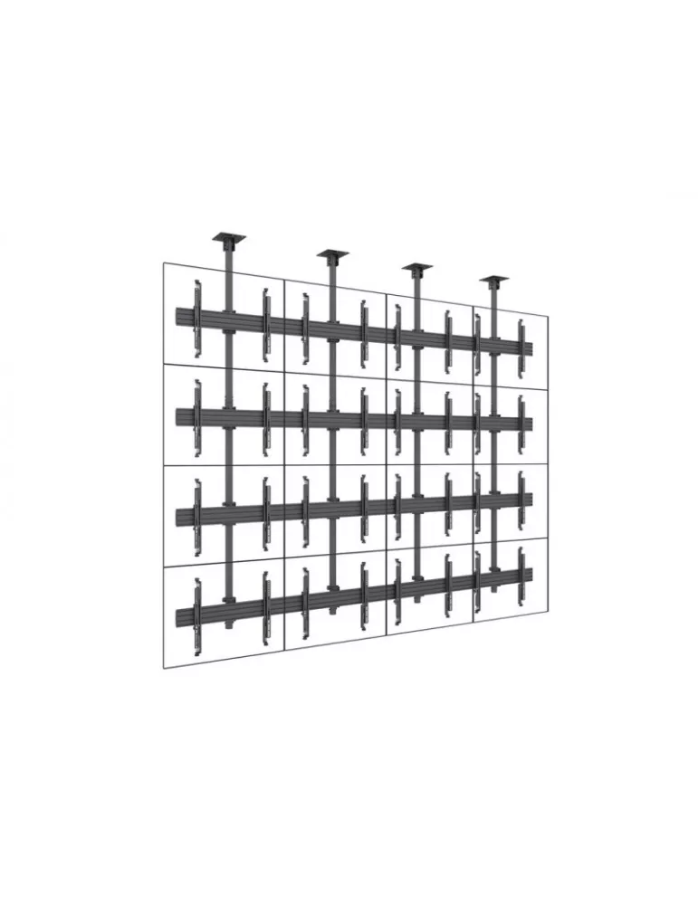 MULTIBRACKETS 7864 Einstellbare Deckenhalterung Multibrackets MBC4X4U Ceiling Mount Pro - 16 Bildschirme 32 -65  VESA Max 600x