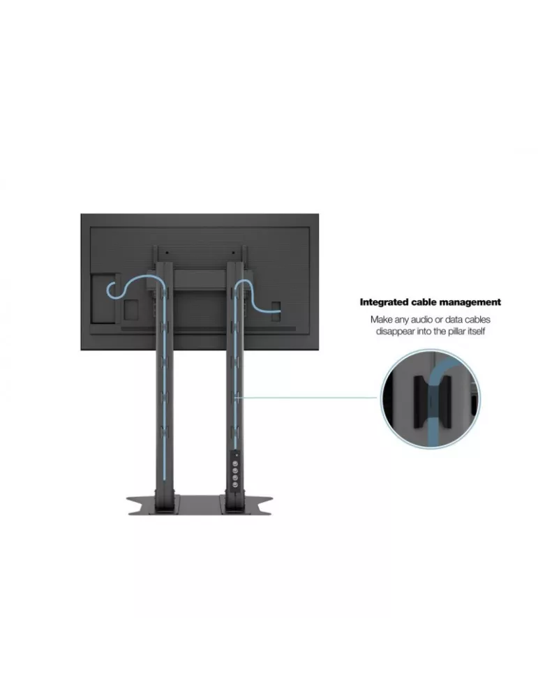 MULTIBRACKETS 2586 Support Multibrackets Public Display Stand 210 Dual Pillar Floorbase 110''