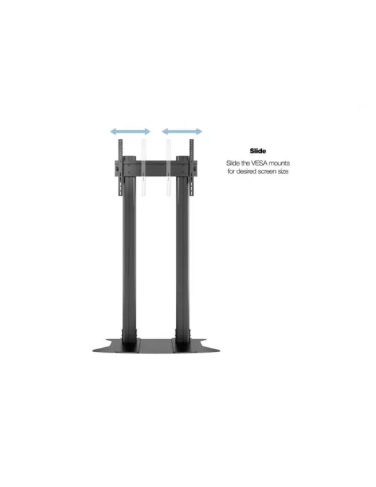 MULTIBRACKETS 2586 Support Multibrackets Public Display Stand 210 Dual Pillar Floorbase 110   MULTIBRACKETS MUL2586 | MusicGoo