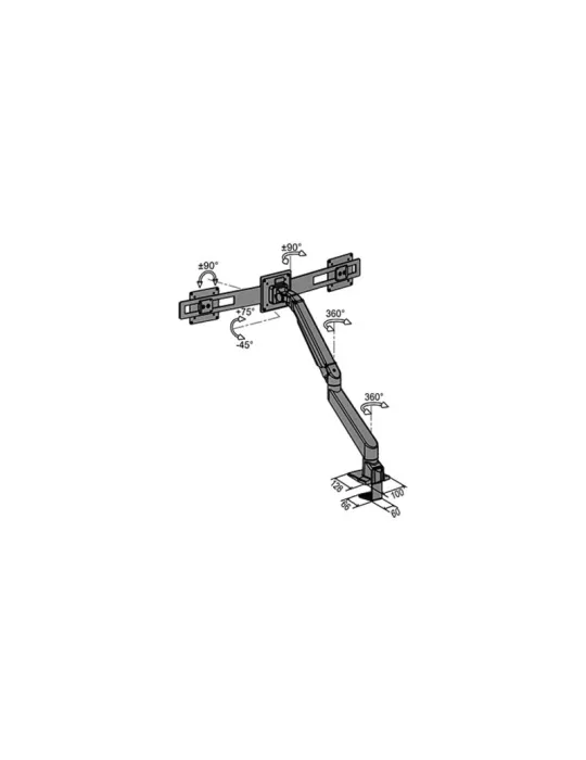 MULTIBRACKETS 0711 Support ecran Multibrackets Duo Quick Release Plate - ecran 17-23" VESAMax 100x100