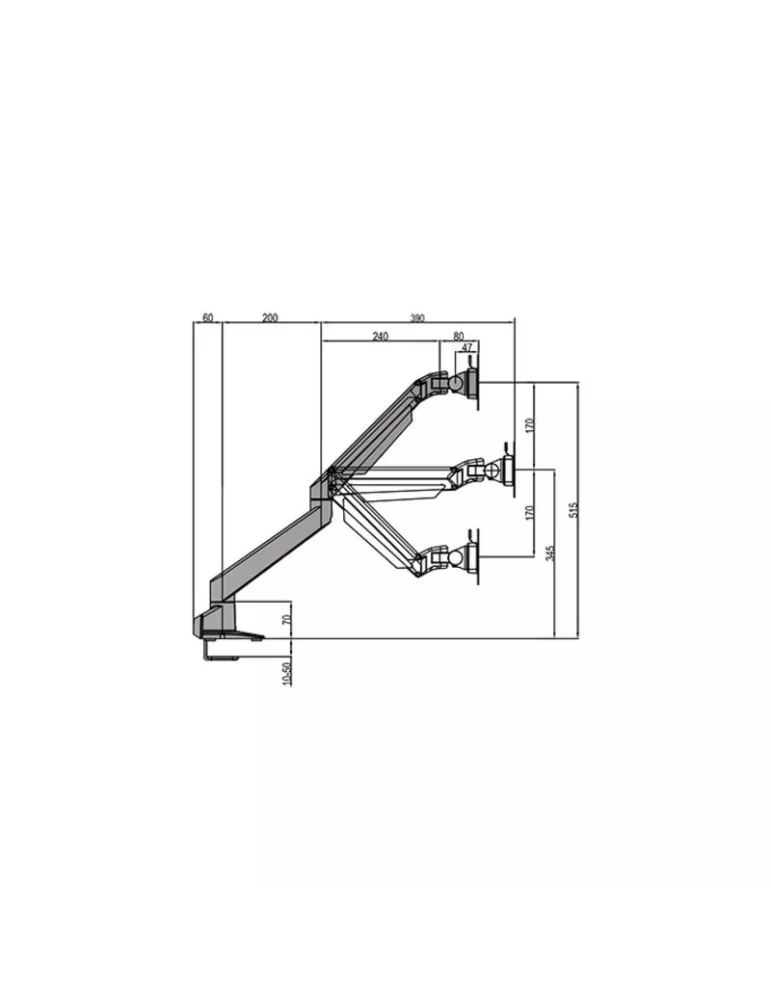 MULTIBRACKETS 0711 Support ecran Multibrackets Duo Quick Release Plate - ecran 17-23" VESAMax 100x100