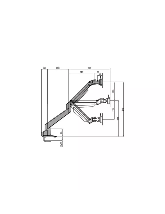 MULTIBRACKETS 0711 Support ecran Multibrackets Duo Quick Release Plate - ecran 17-23" VESAMax 100x100