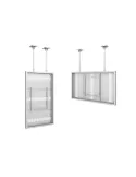 MULTIBRACKETS 5810 Support plafond avec caisson Multibrackets Enclosure 75" Ceiling Medium Blanc - écran 75" VESA Max 600x400