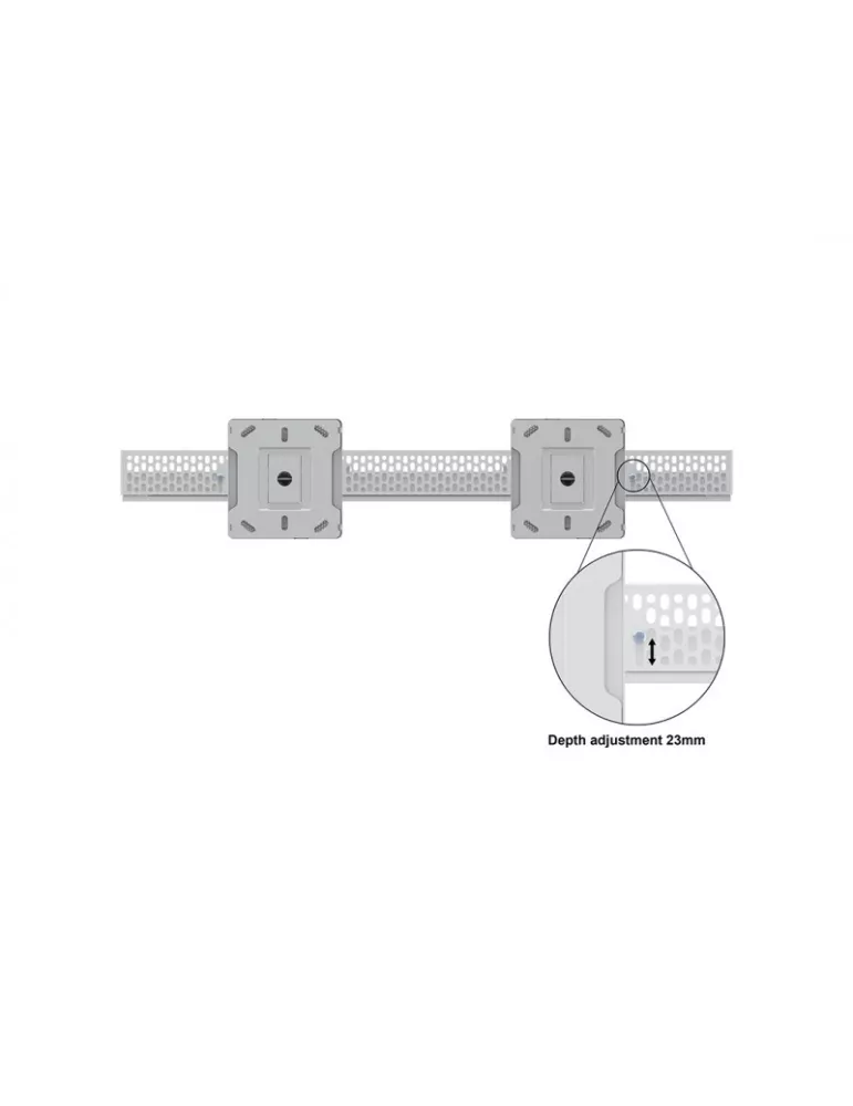 MULTIBRACKETS 5810 Soporte de techo con Multibrackets Caja 75  Techo Medio Blanco - Pantalla 75  VESA Max 600x400 MULTIBRACKET