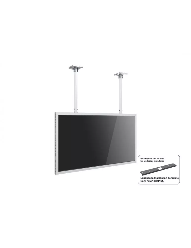 MULTIBRACKETS 5810 Ceiling support with Multibrackets Enclosure 75  Ceiling Medium White - 75  screen VESA Max 600x400 MULTIBR