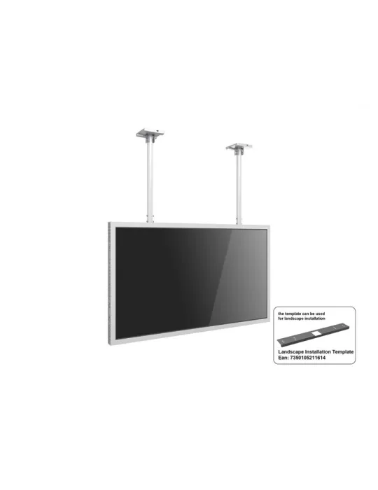 MULTIBRACKETS 5810 Ceiling support with Multibrackets Enclosure 75  Ceiling Medium White - 75  screen VESA Max 600x400 MULTIBR