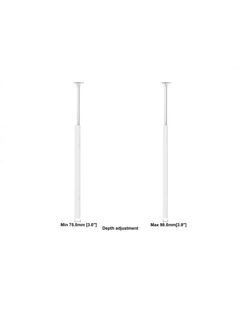 MULTIBRACKETS 5810 Soporte de techo con Multibrackets Caja 75  Techo Medio Blanco - Pantalla 75  VESA Max 600x400 MULTIBRACKET