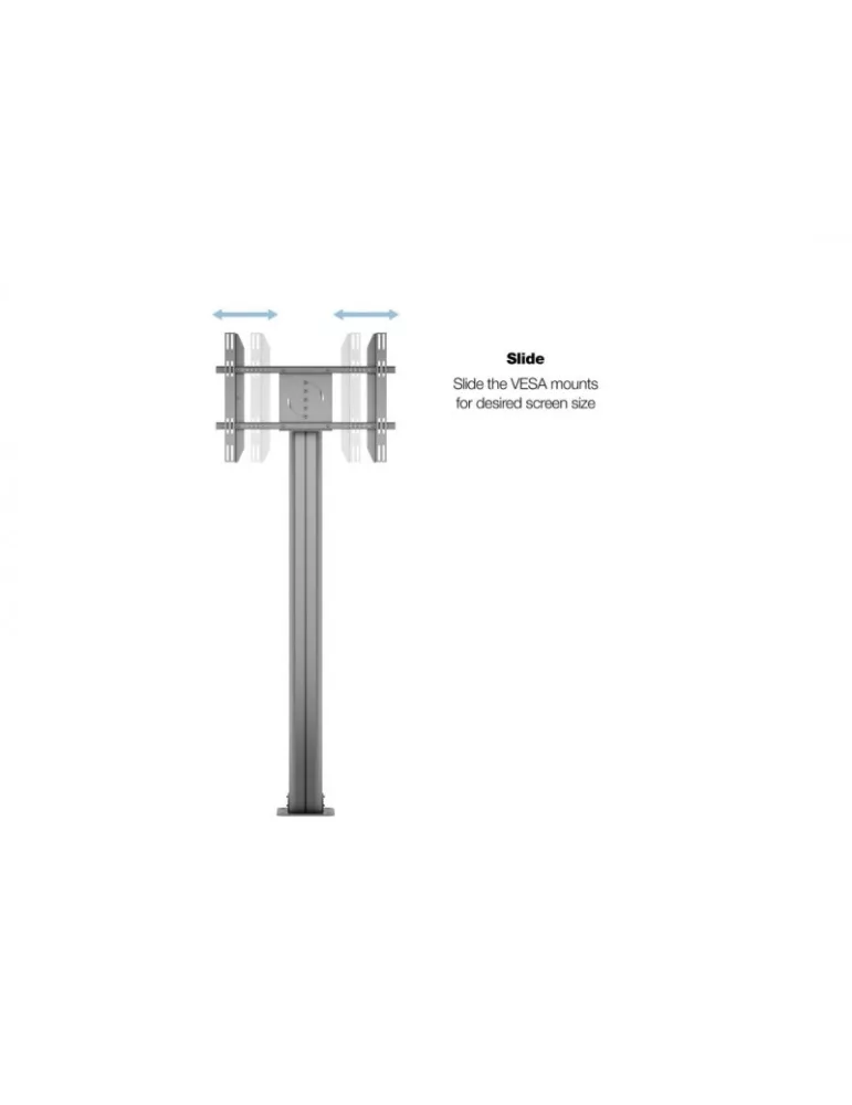 MULTIBRACKETS 2239 Support sol a fixer Public Display Stand 210 HD Single REF  MULTIBRACKETS MUL2239 | MusicGoodDeal