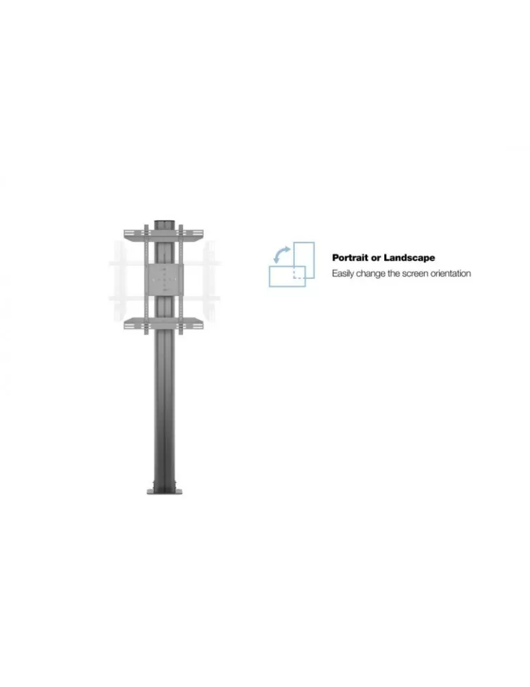 MULTIBRACKETS 2239 Support sol a fixer Public Display Stand 210 HD Single REF  MULTIBRACKETS MUL2239 | MusicGoodDeal