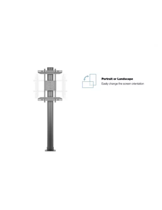 MULTIBRACKETS 2239 Support sol a fixer Public Display Stand 210 HD Single REF  MULTIBRACKETS MUL2239 | MusicGoodDeal