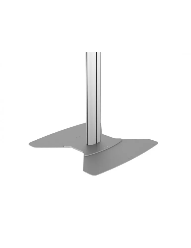 MULTIBRACKETS 9796 Embase en acier a fixer au sol Multibrackets Public Display Floorstand Base B2B Silver