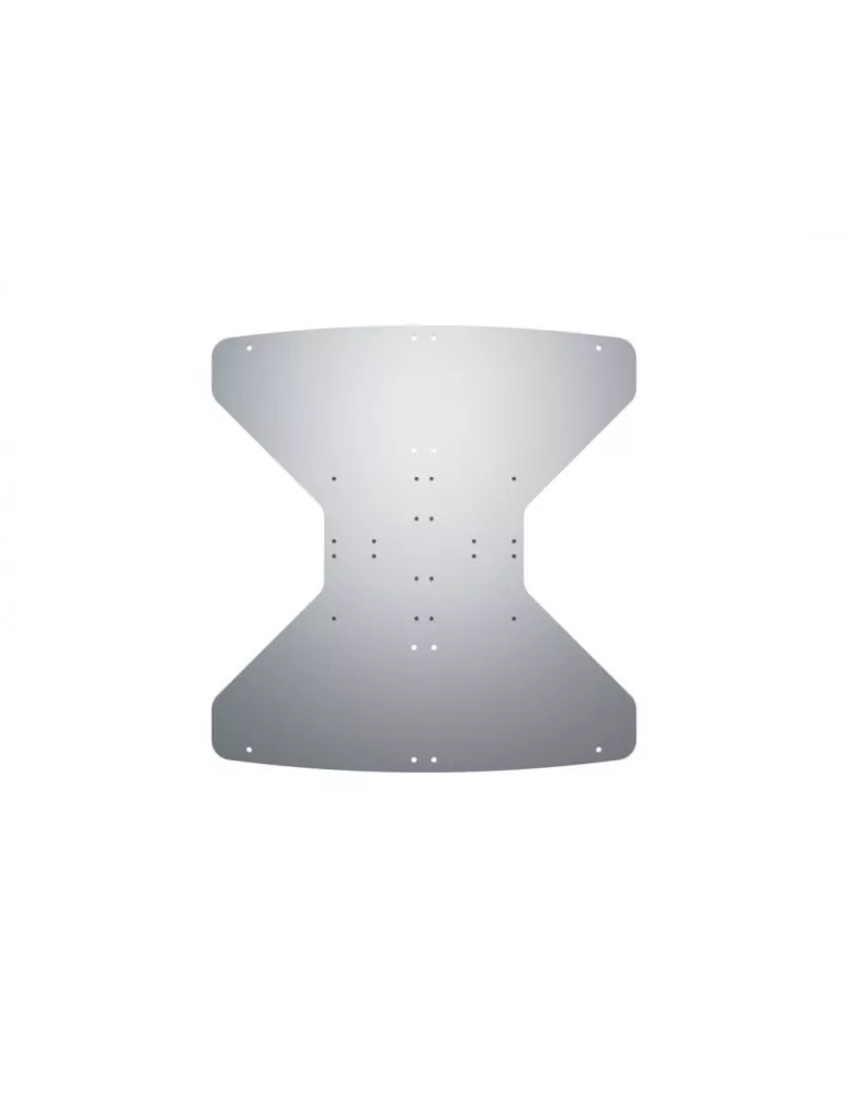 MULTIBRACKETS 9796 Stahlfuß zur Bodenbefestigung Multibrackets Public Display Floorstand Base B2B Silver MULTIBRACKETS MUL9796