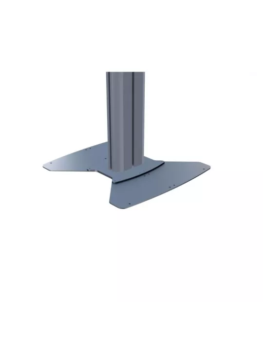 MULTIBRACKETS 9796 Embase en acier a fixer au sol Multibrackets Public Display Floorstand Base B2B Silver