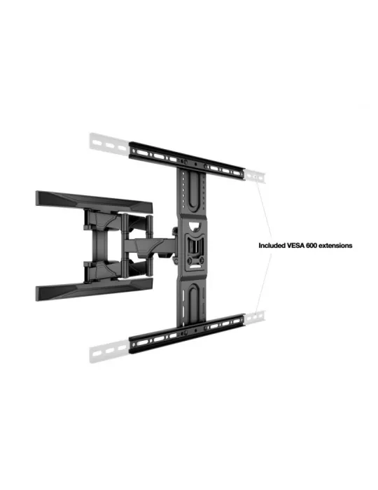 MULTIBRACKETS 0402 Support mural Articulé Multibrackets FlexArm L Full Motion Dual pour ecran LCD 40"-75" - Poids 45kg VESA MAX