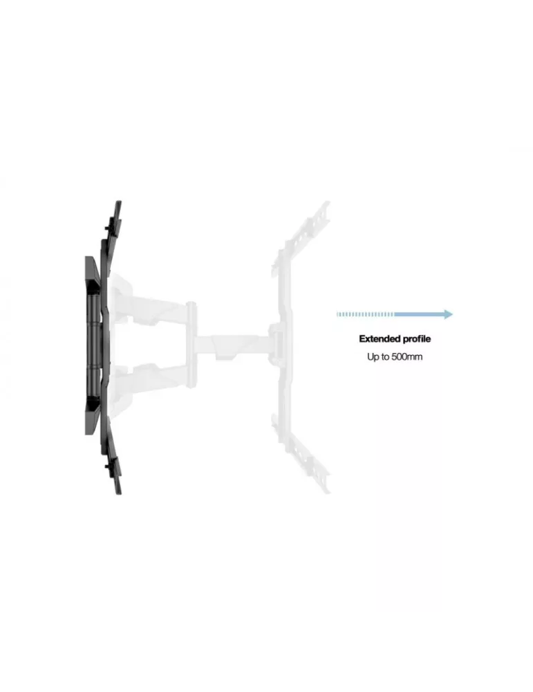 MULTIBRACKETS 0402 Support mural Articulé Multibrackets FlexArm L Full Motion Dual pour ecran LCD 40"-75" - Poids 45kg VESA MAX