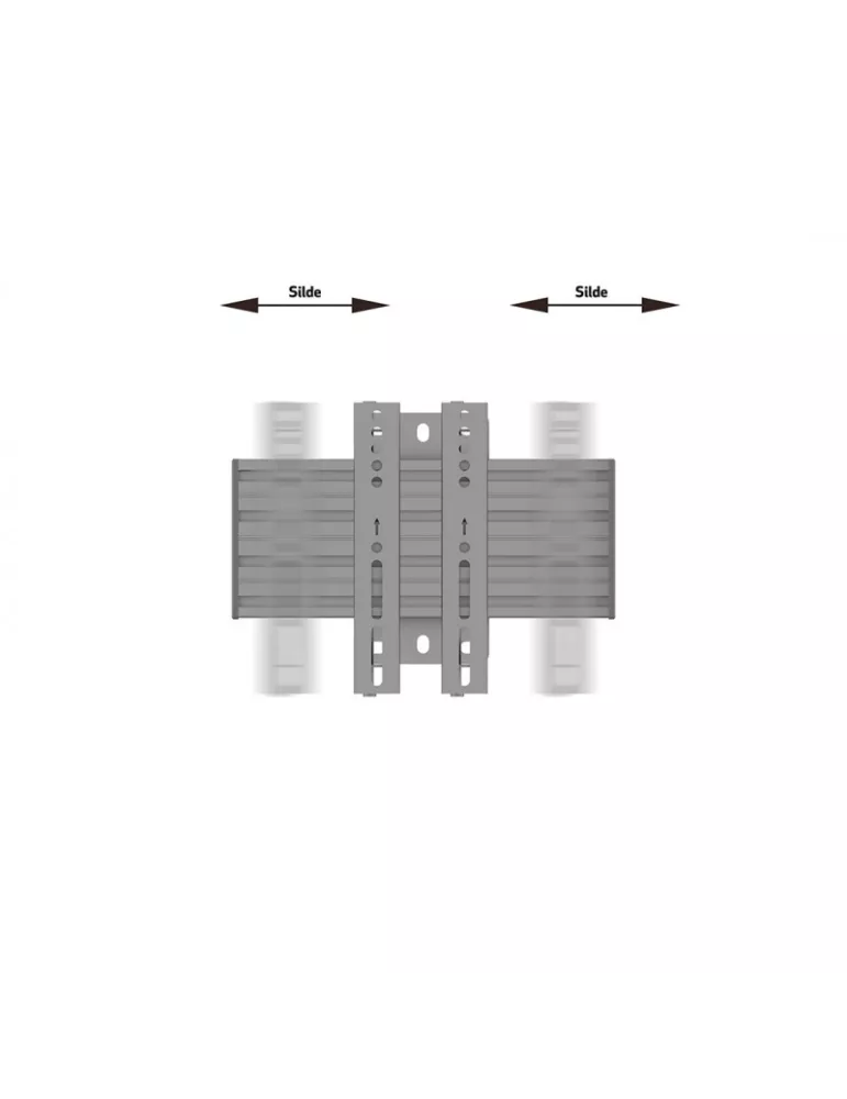 MULTIBRACKETS 6997 Feste Wandhalterung Multibrackets Wallmount Pro MBW1U Fixed 200 Black - 17-42  Bildschirm VESA Max 200x200