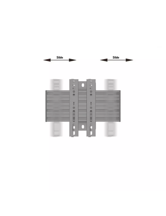 MULTIBRACKETS 6997 Feste Wandhalterung Multibrackets Wallmount Pro MBW1U Fixed 200 Black - 17-42  Bildschirm VESA Max 200x200