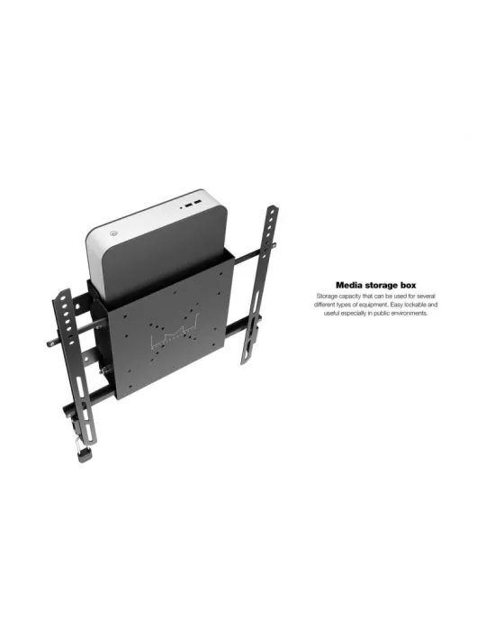 MULTIBRACKETS 1831 Wandhalterung mit Speicherbox Multibrackets PC Box Digital Signage Box with Tilt wallmount - VESA Max 400x4