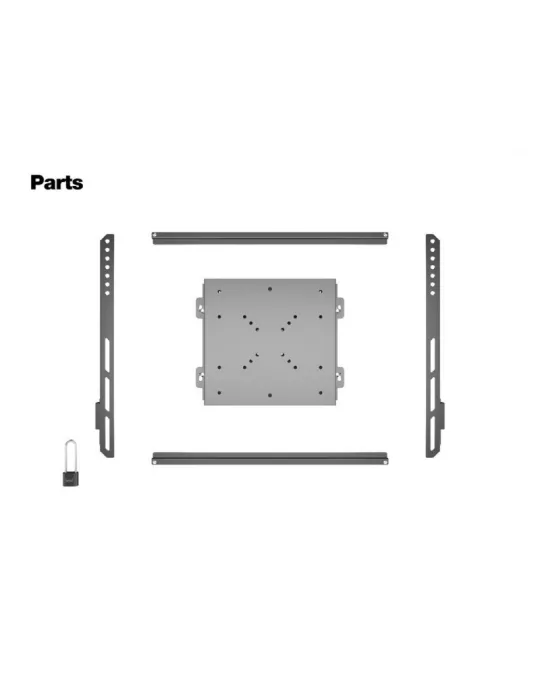 MULTIBRACKETS 1831 Support mural avec boîtier de stockage Multibrackets PC Box Digital Signage Box with Tilt wallmount - VESA