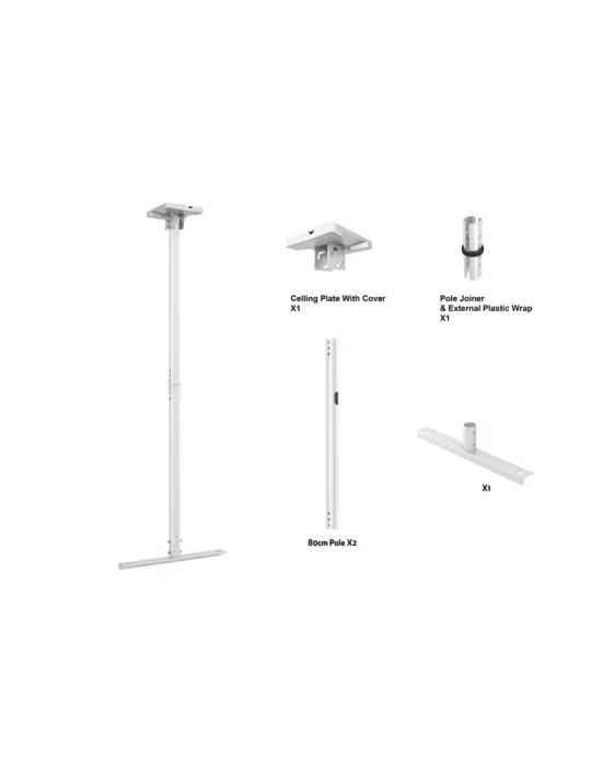 MULTIBRACKETS 1584 Support plafond Multibrackets Enclosure Ceiling Kit 49"-65" White