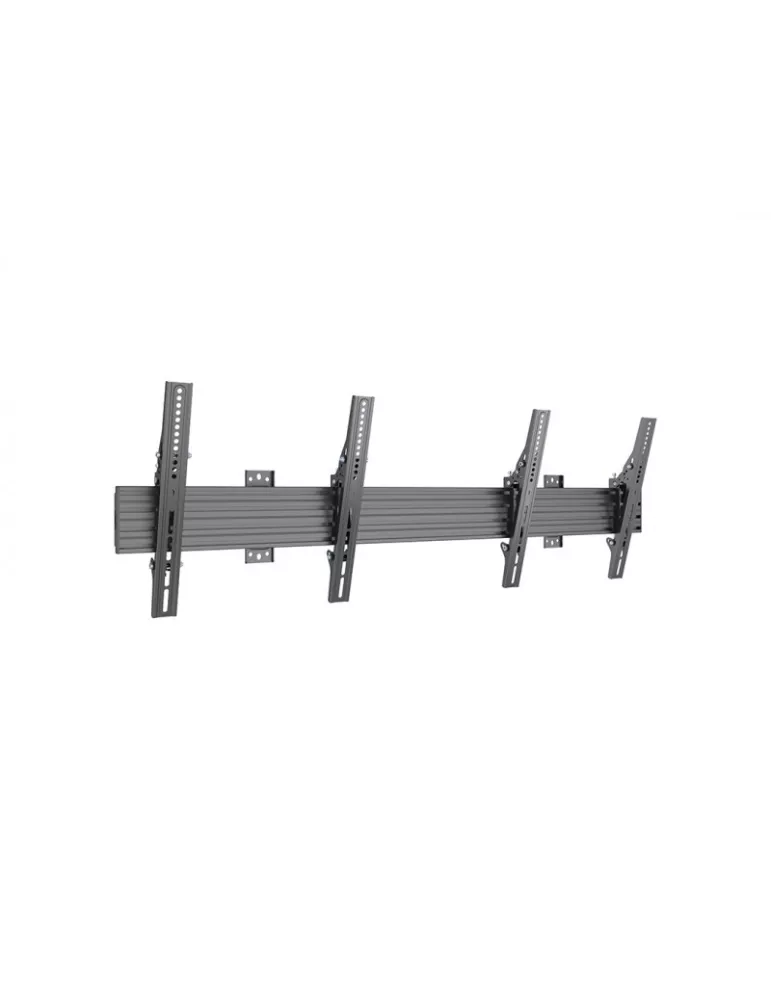 MULTIBRACKETS 4061 Support mural inclinable Multibrackets Wallmount Pro MBW2U Tilt Black - 2 écrans 40"-75" VESA Max 600x400