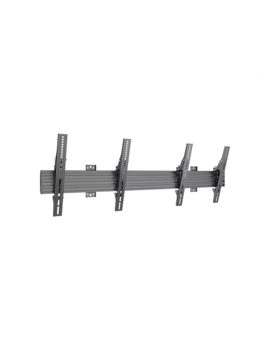 MULTIBRACKETS 4061 Neigbare Wandhalterung Multibrackets Wallmount Pro MBW2U Tilt Black - 2 Bildschirme 40 -75  VESA Max 600x40