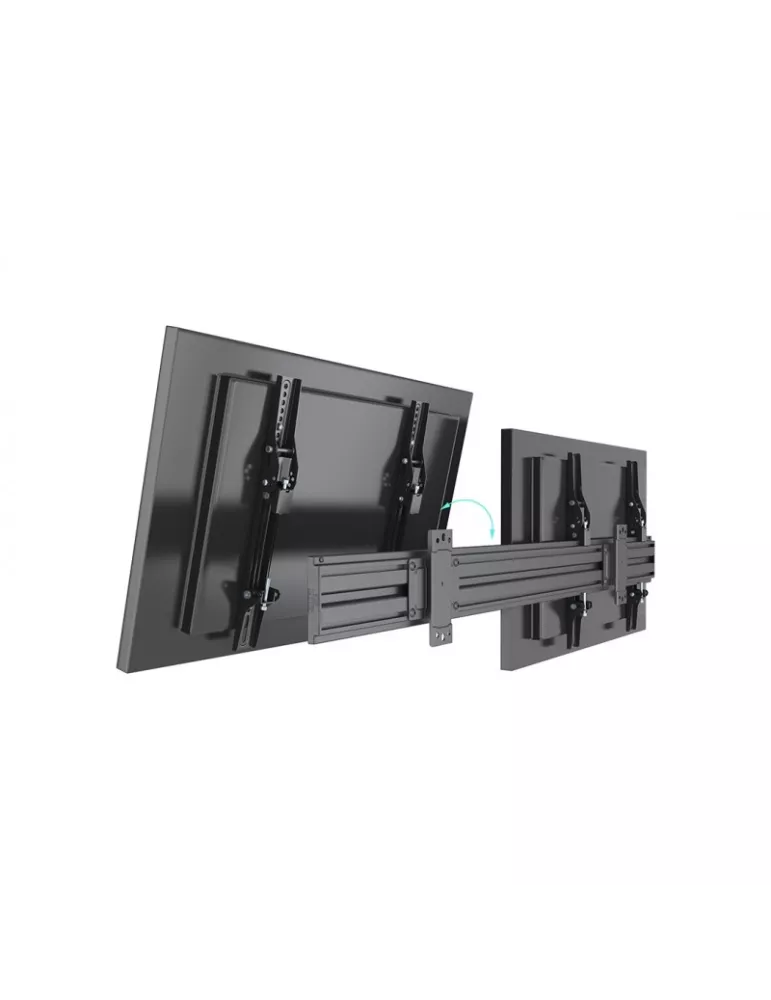 MULTIBRACKETS 4061 Tilting wall mount Multibrackets Wallmount Pro MBW2U Tilt Black - 2 screens 40 -75  VESA Max 600x400 MULTIB
