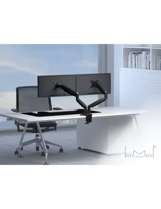 MULTIBRACKETS 3286 Table support Multibrackets Deskmount Gas Spring Dual - 2 screens 15  - 30  VESA Max 100x100 MULTIBRACKETS